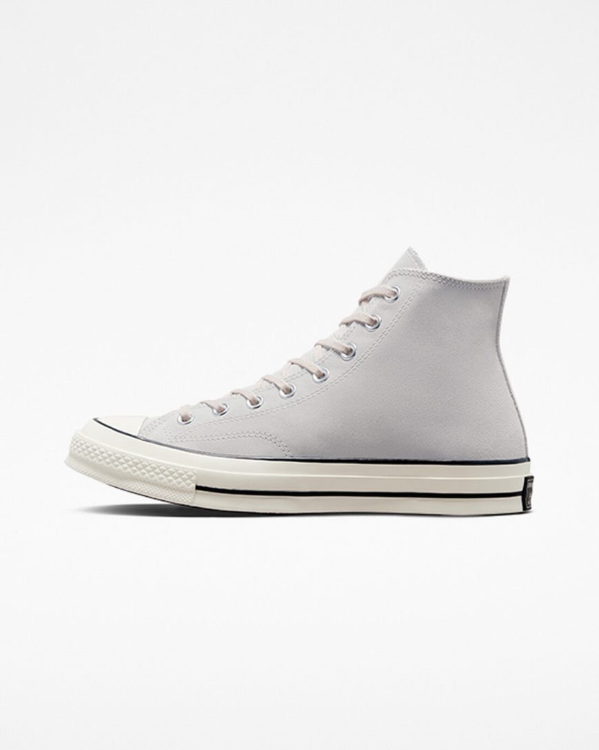 Women's Converse Chuck 70 Suede High Top Shoes Beige / Black | AU 486C1V